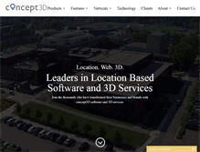 Tablet Screenshot of concept3d.com